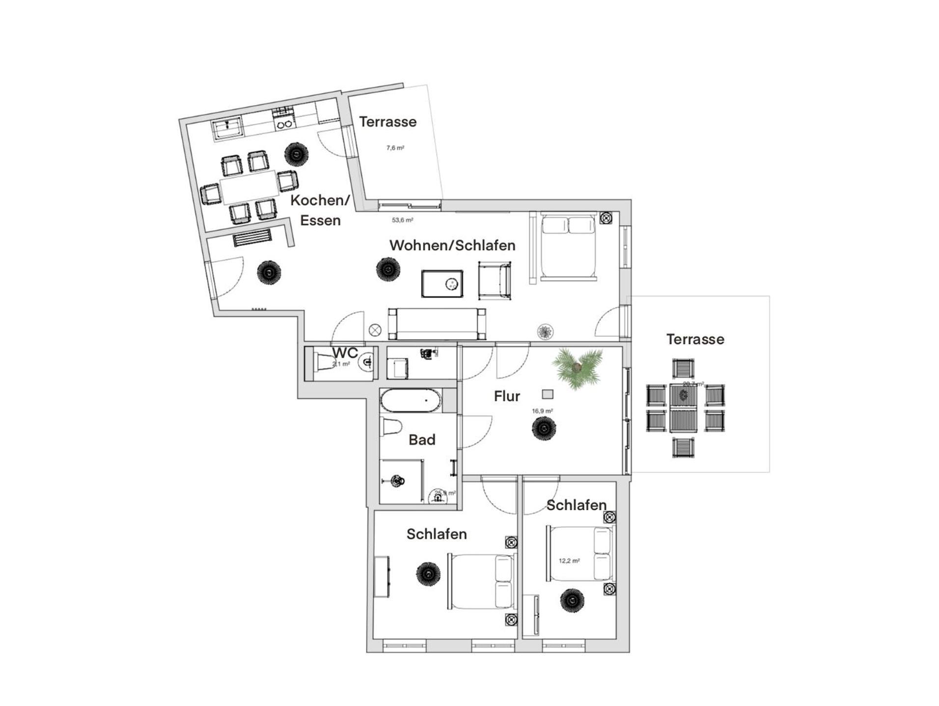 Pineapple Altstadt Ii - 124 Qm - 1x Free Parking Апартаменты